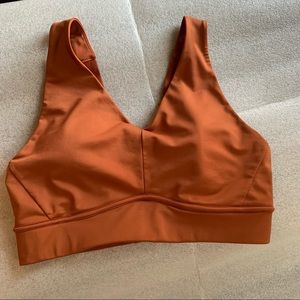 FABLETICS BURNT ORANGE ADJUSTABLE RACERBACK BRAS